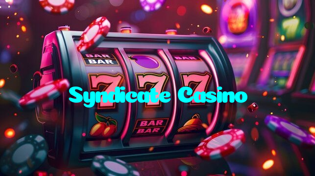 Syndicate Casino casino presented on mobile device in Pakistan with slots and live games